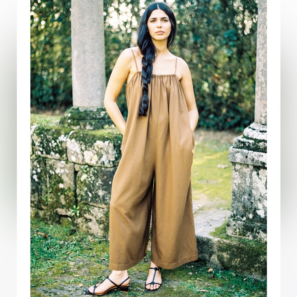 Ozma Vera Jumpsuit- Brown